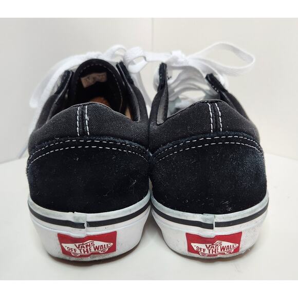 Vans Old Skool Style Sneakers Black White Pattern Women's Sz 6 Low Top Skate - Picture 4 of 5
